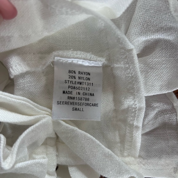 MABLE Cream Ruffled Blouse - Picture 4 of 4